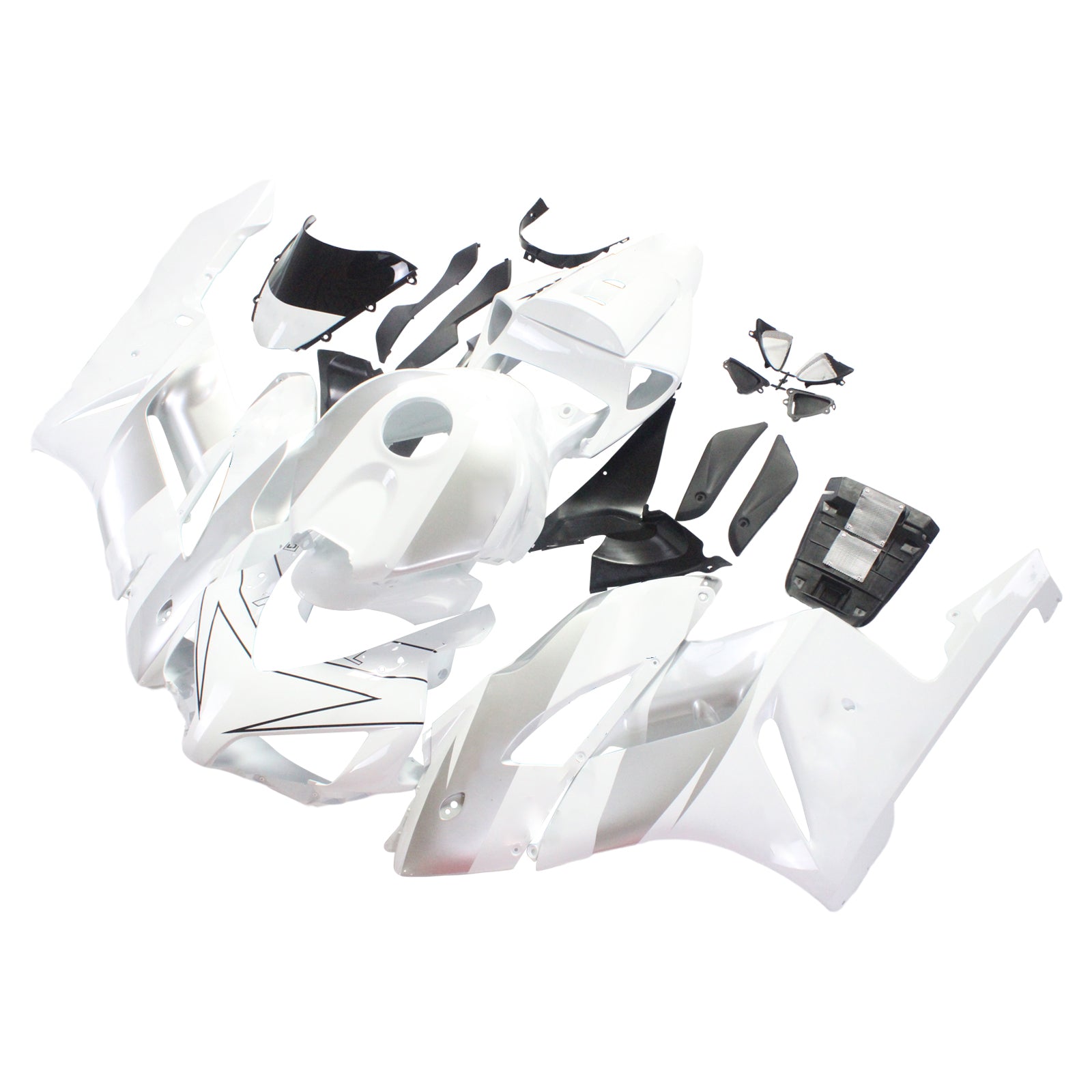 Fairings 2004-2005 Honda CBR 1000 RR White Silver Repsol Generic