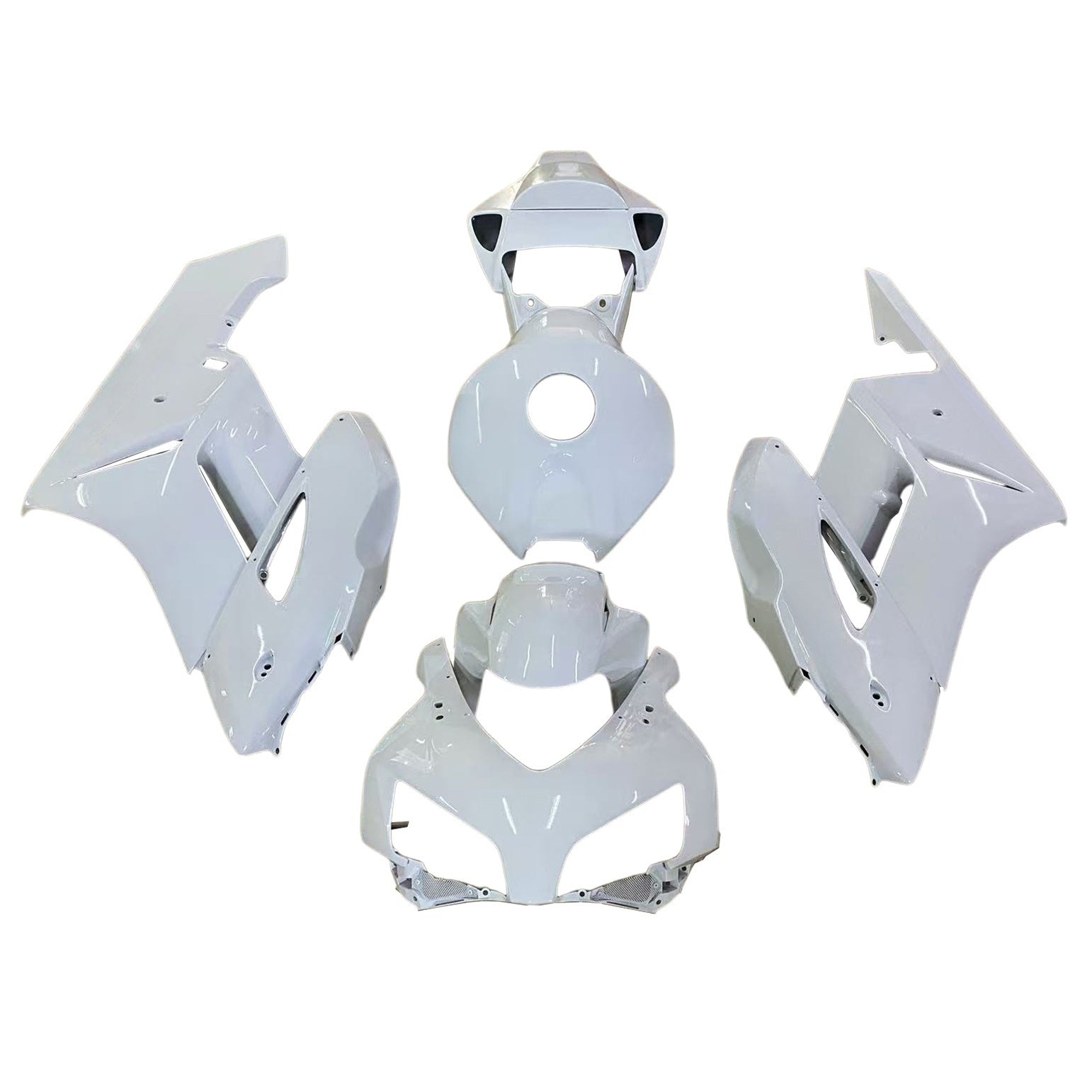 Fairings 2004-2005 Honda CBR 1000 RR White Metallic Siver CBR Generic