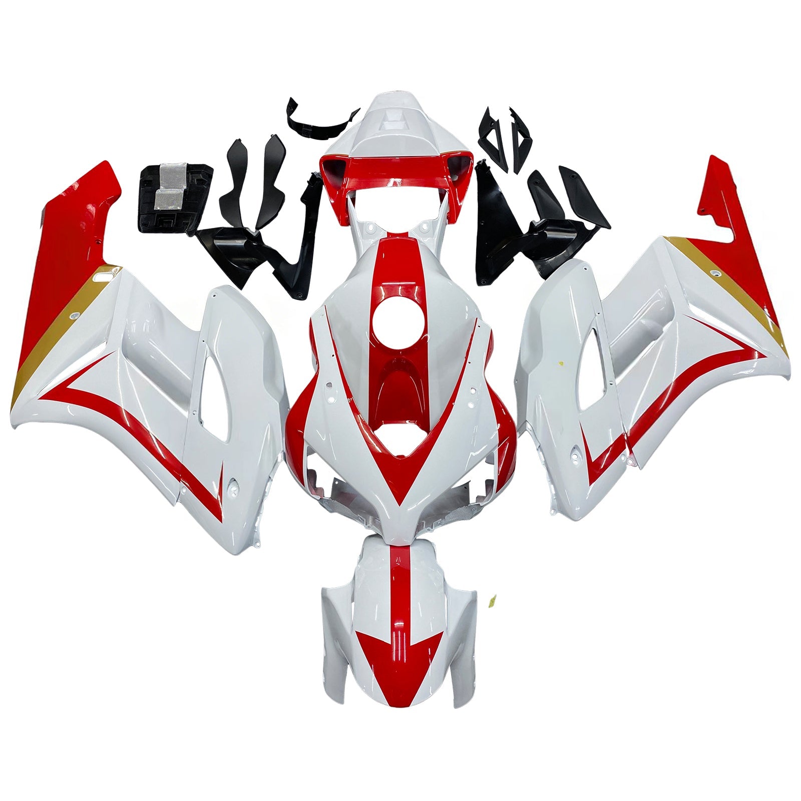 페어링 2004-2005 혼다 CBR 1000 RR 화이트 레드 혼다 제네릭