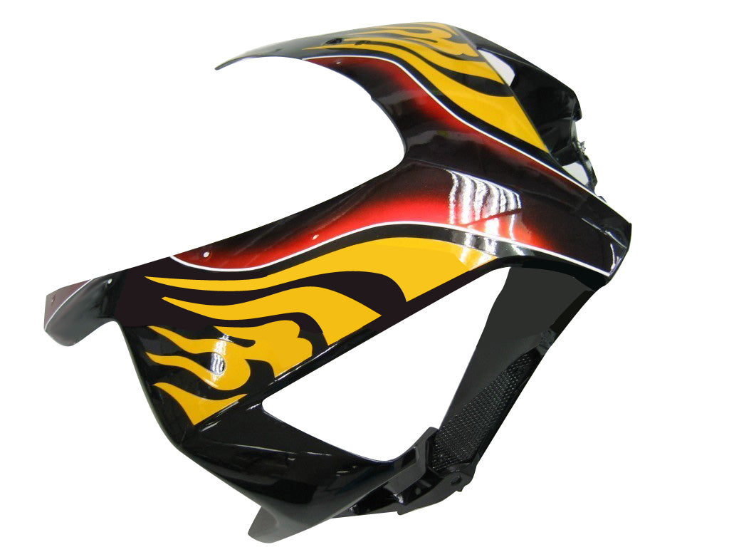Fairings 2004-2005 Honda CBR 1000 RR Black & Red Flame Shark Generic