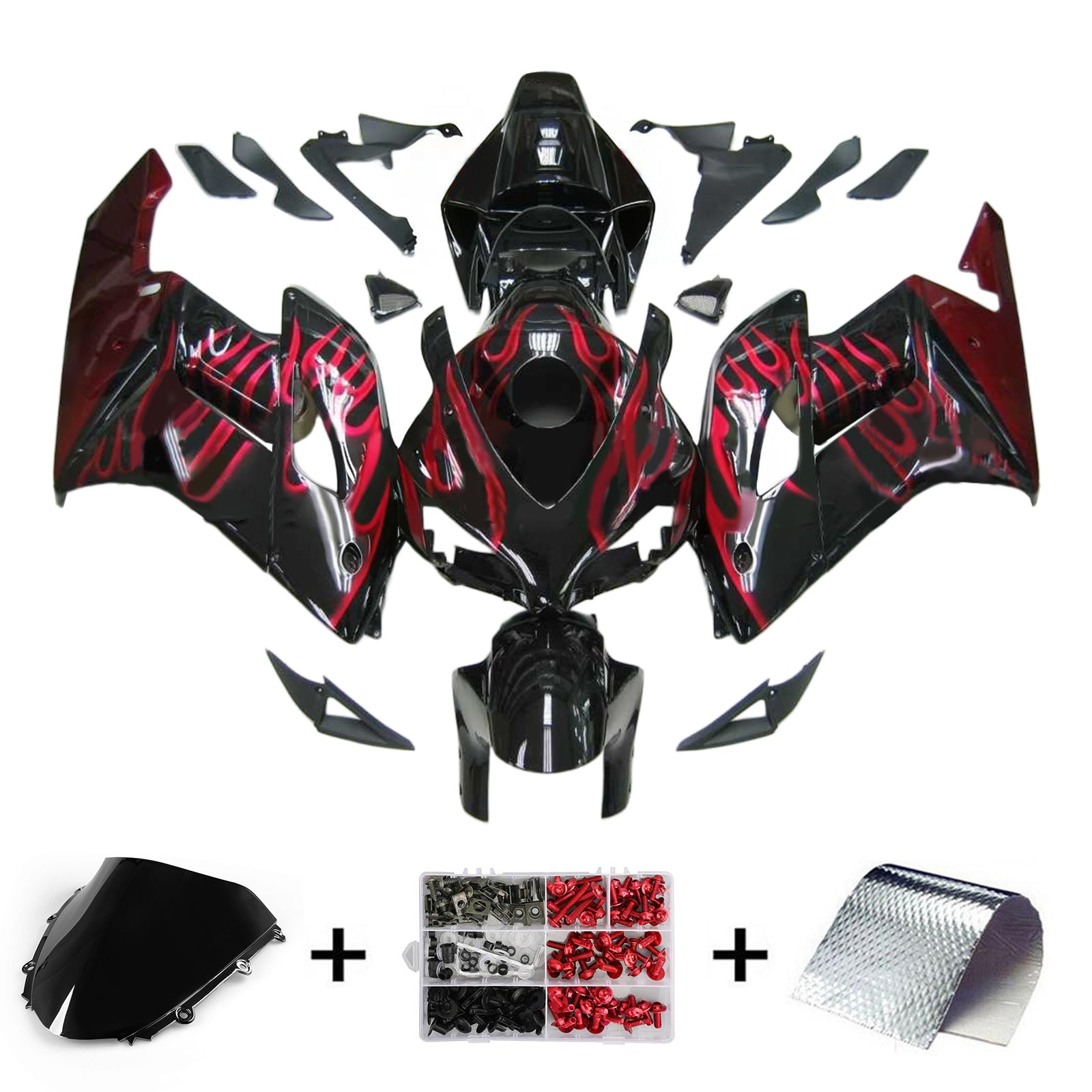 Honda CBR1000RR 2004-2005 Fairing Kit Bodywork Plastic ABS