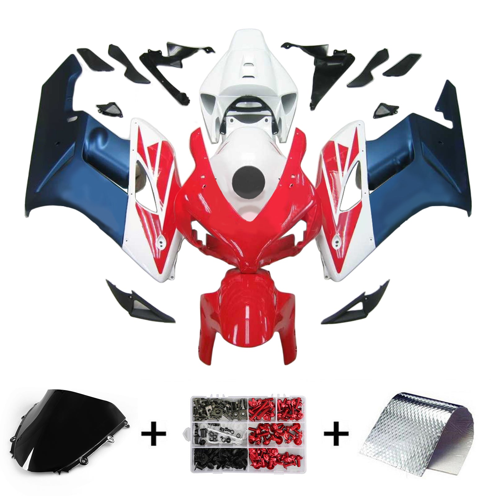 Honda CBR1000RR 2004-2005 Fairing Kit Bodywork Plastic ABS