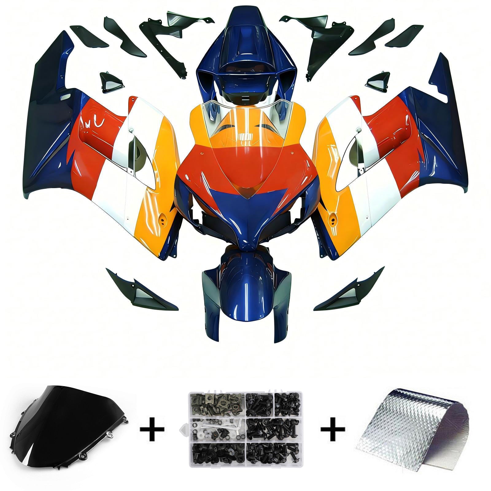 Honda CBR1000RR 2004-2005 Fairing Kit Bodywork Plastic ABS