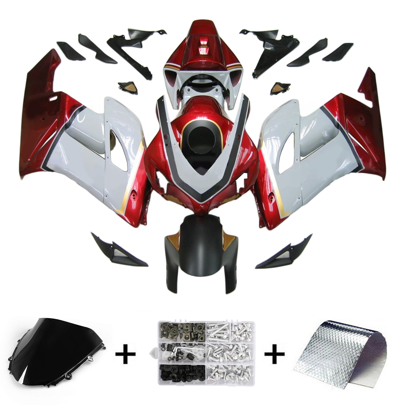 Honda CBR1000RR 2004-2005 Fairing Kit Bodywork Plastic ABS