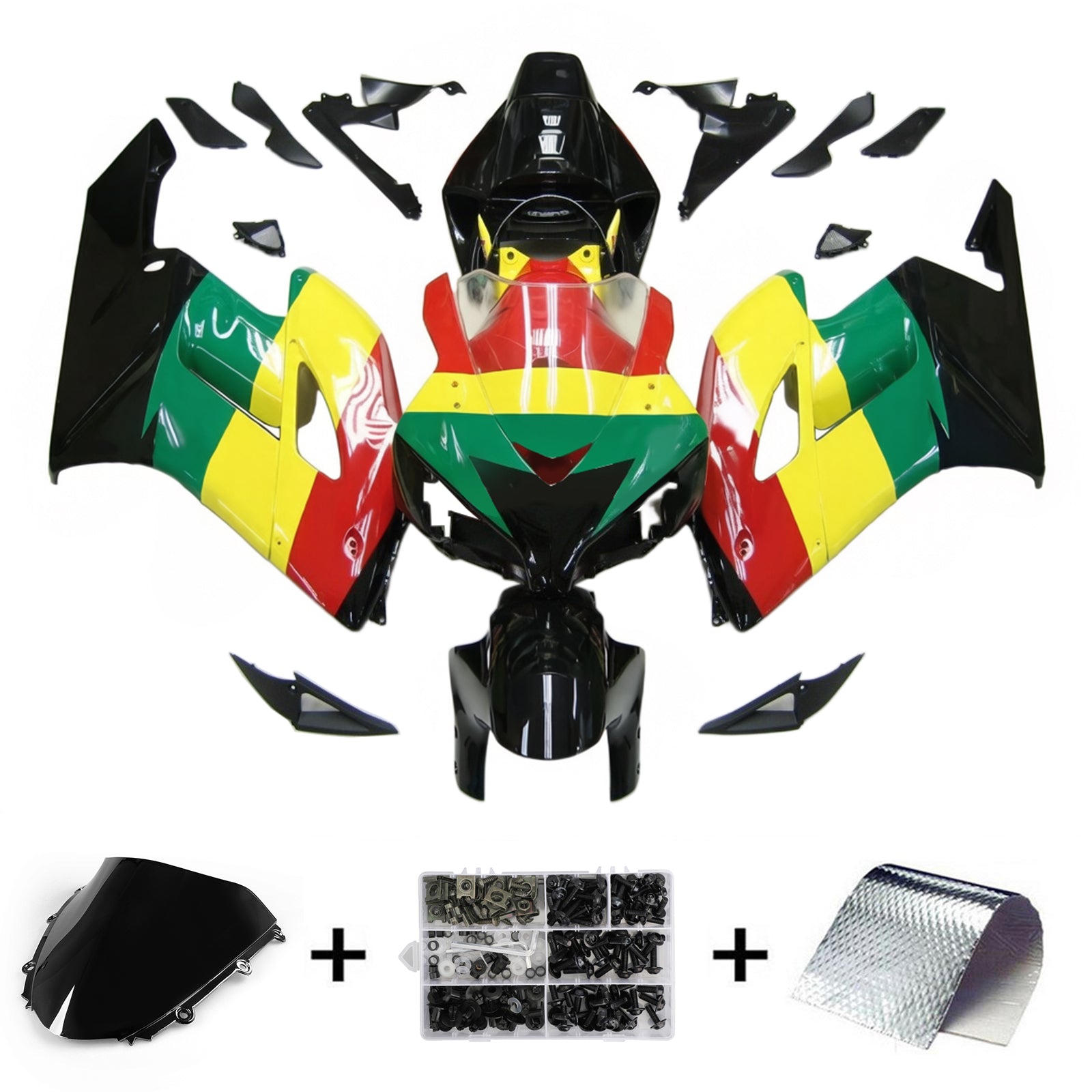 Honda CBR1000RR 2004-2005 Fairing Kit Bodywork Plastic ABS