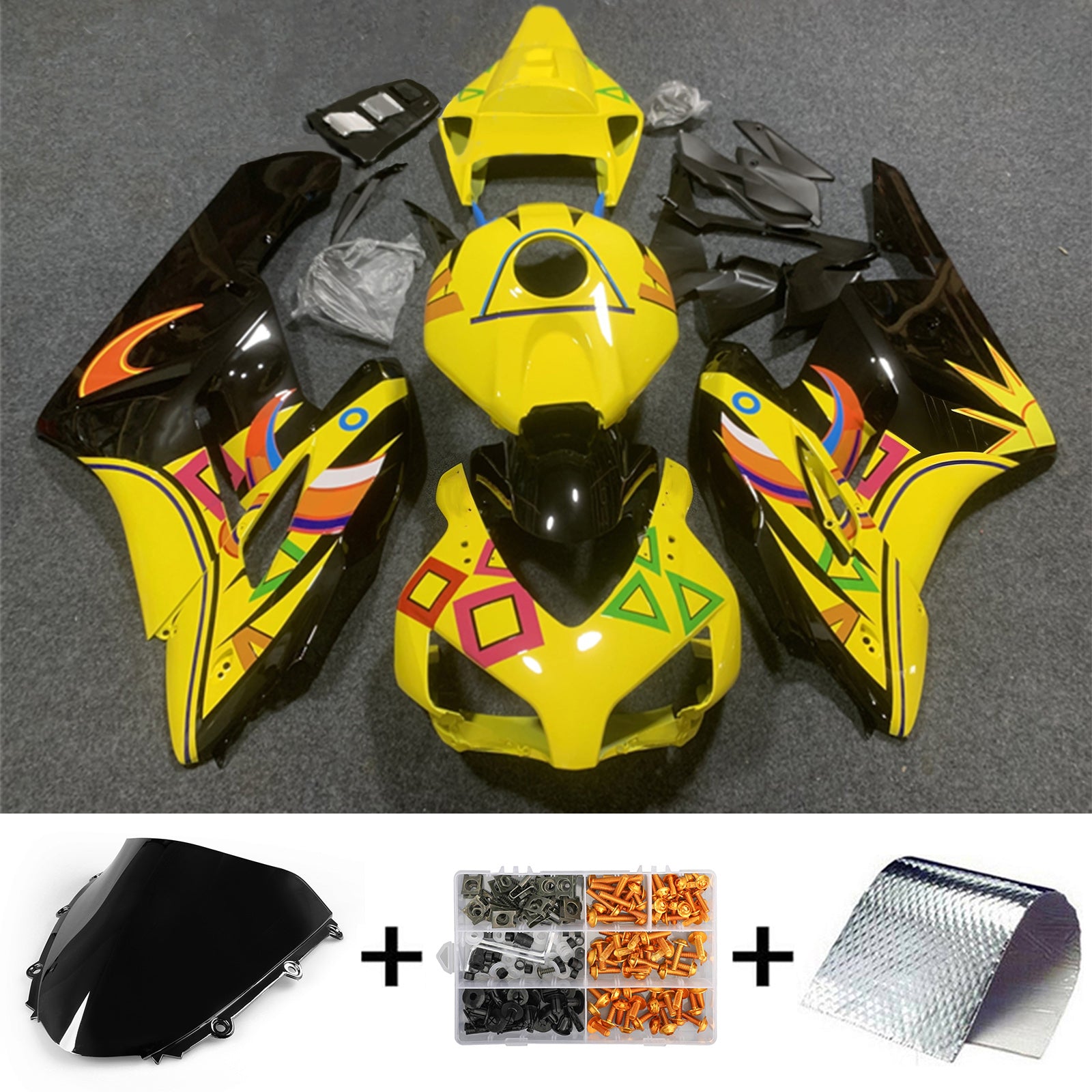 Honda CBR1000RR 2004-2005 Kit Carenado Carrocería Plástico ABS