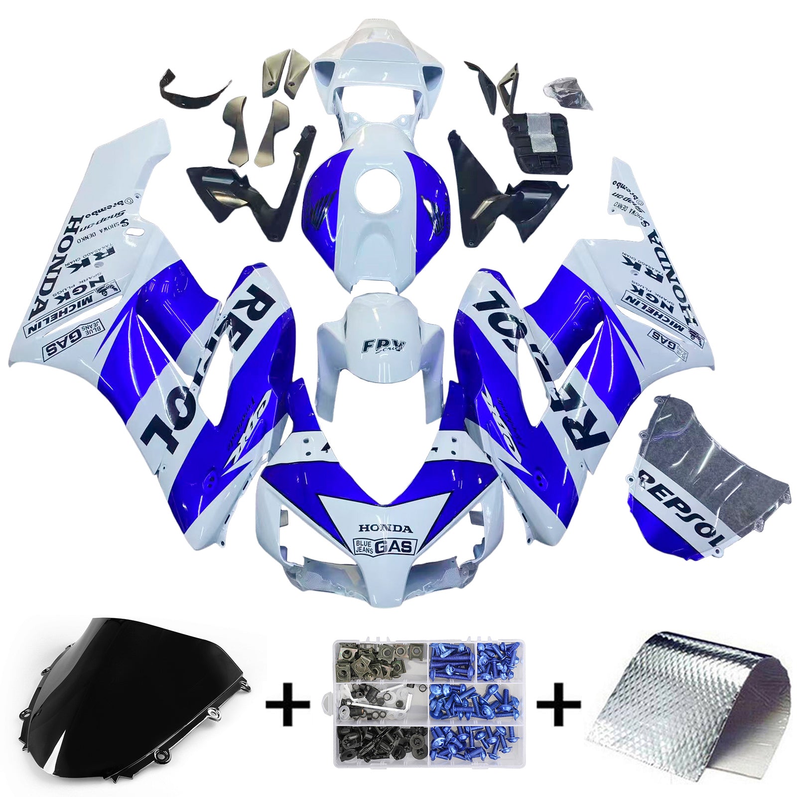 Honda CBR1000RR 2004-2005 Fairing Kit Bodywork Plastic ABS