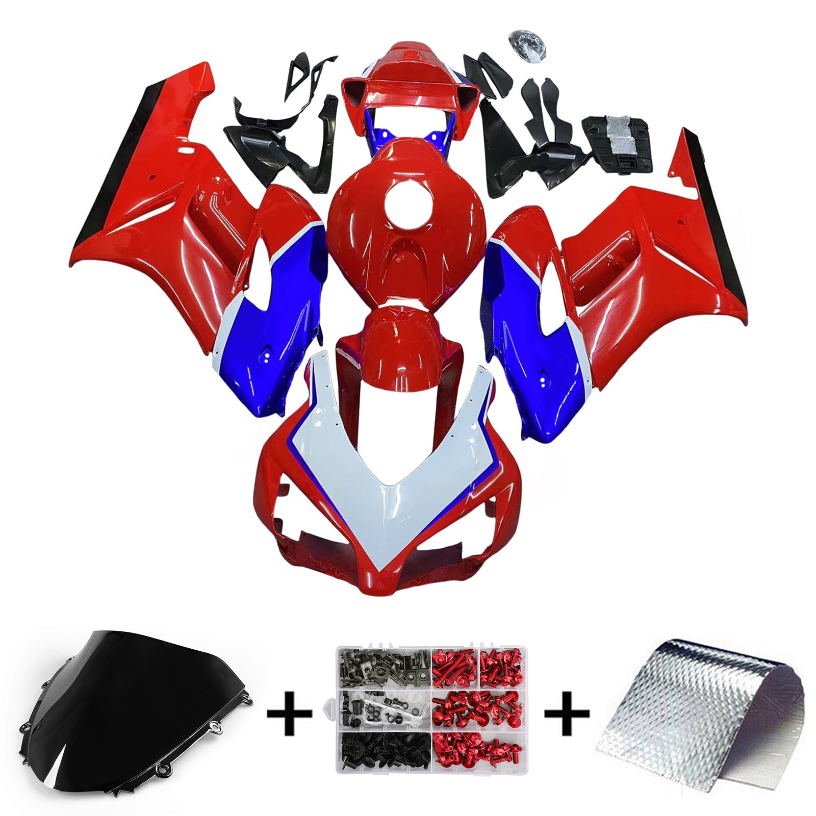 Honda CBR1000RR 2004-2005 Kit Carenado Carrocería Plástico ABS