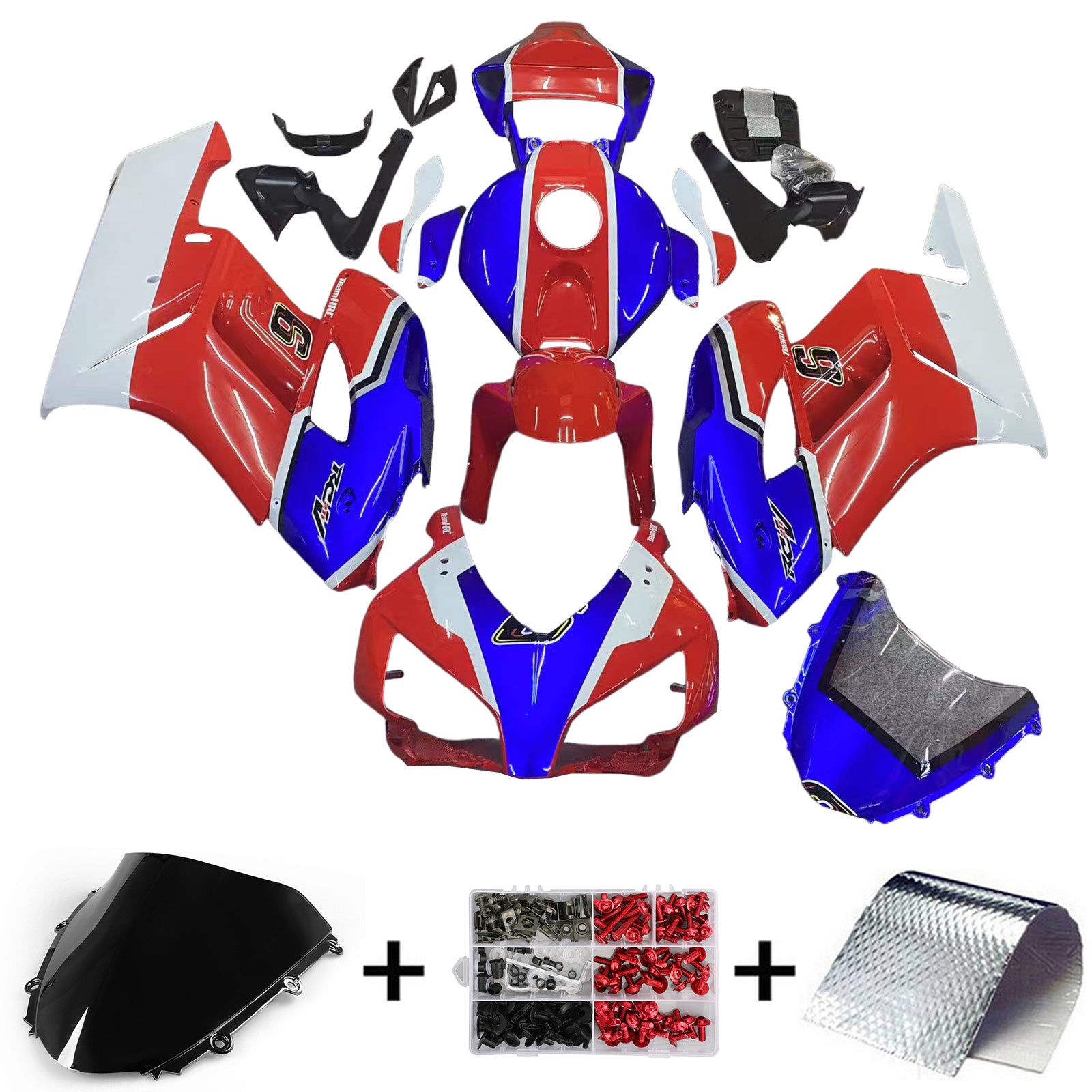 Honda CBR1000RR 2004-2005 Fairing Kit Bodywork Plastic ABS