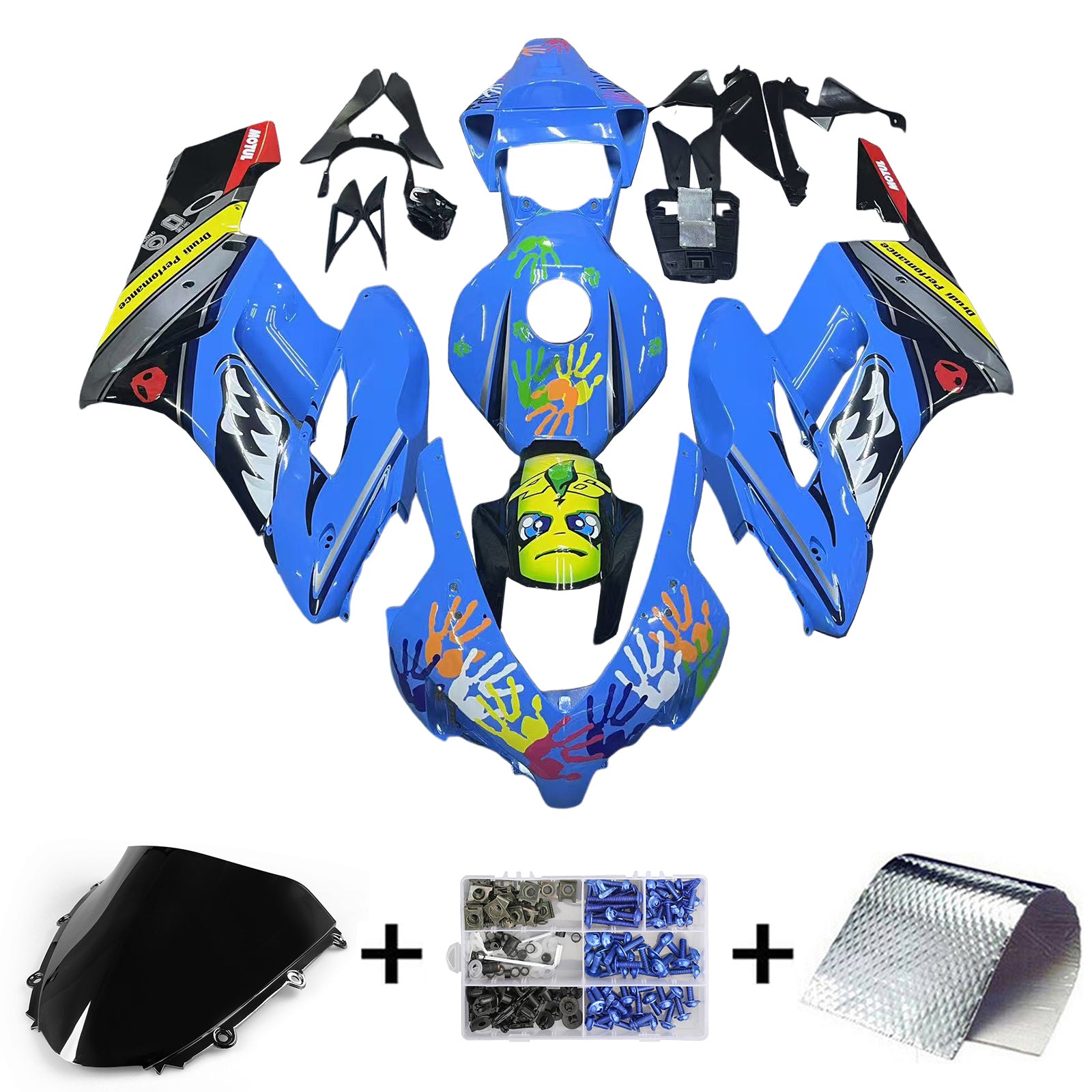 Honda CBR1000RR 2004-2005 Kit Carenado Carrocería Plástico ABS