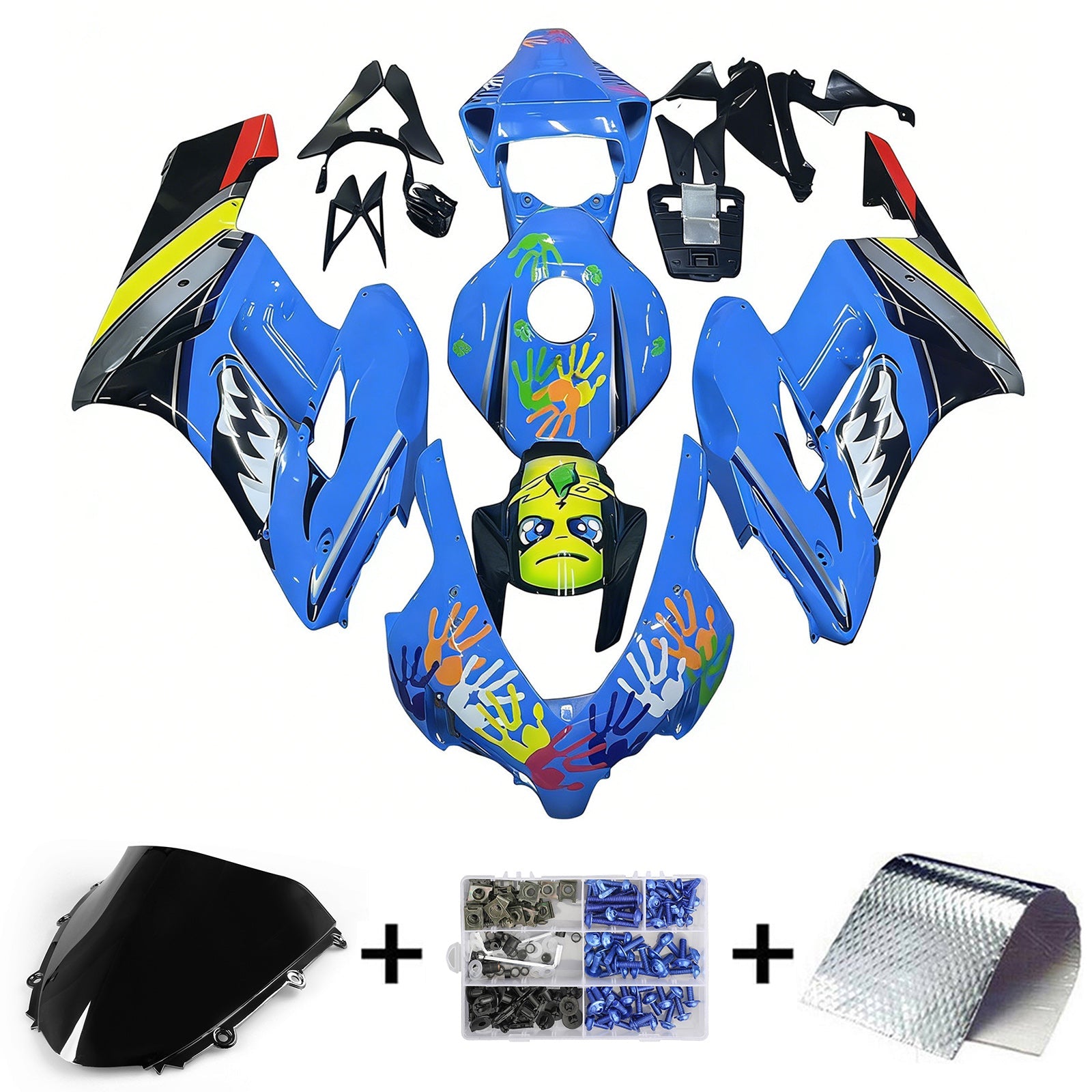 Honda CBR1000RR 2004-2005 Fairing Kit Bodywork Plastic ABS