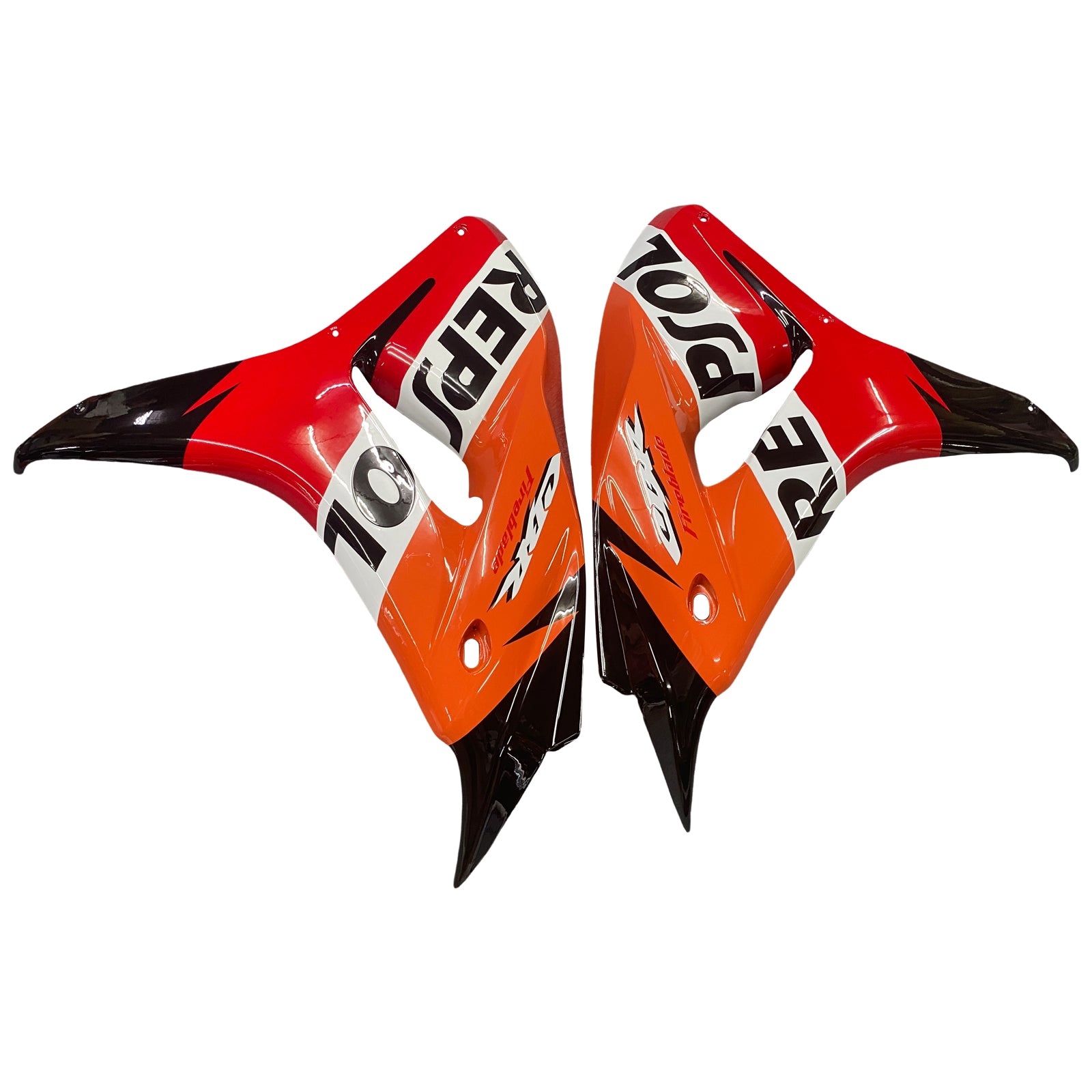 Fairings 2006-2007 Honda CBR 1000 RR Black Orange Repsol Generic