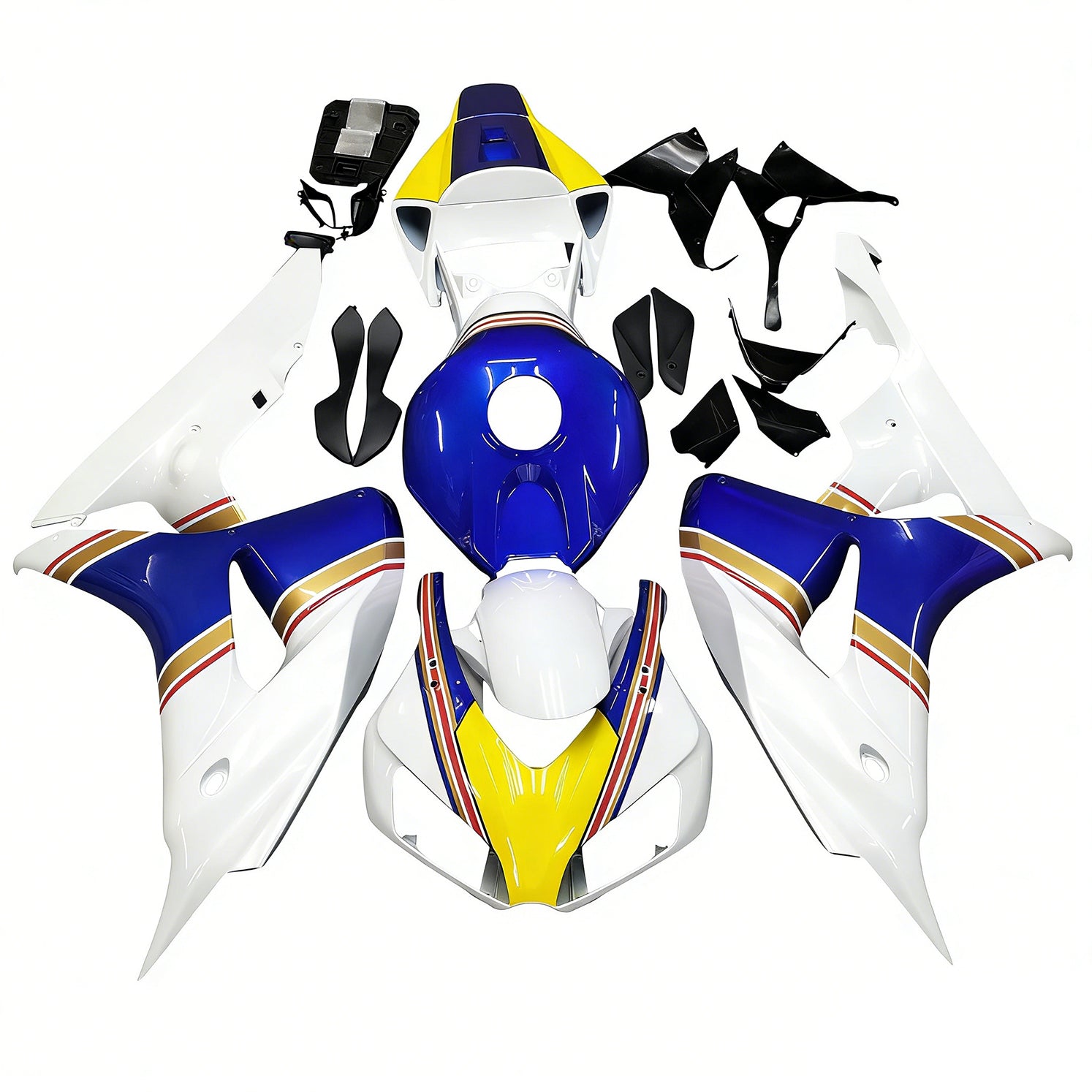 Fairings 2006-2007 Honda CBR 1000 RR Multi-Color Rothmans Honda Generic