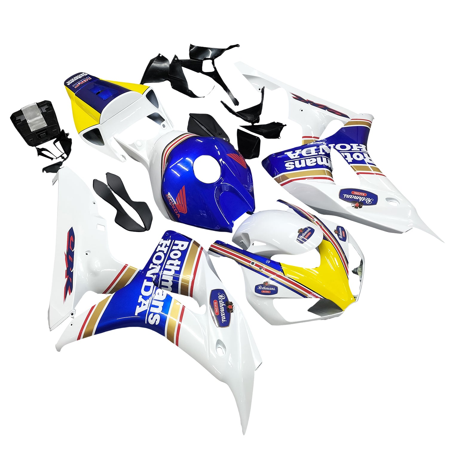 Fairings 2006-2007 Honda CBR 1000 RR Multi-Color Rothmans Honda Generic