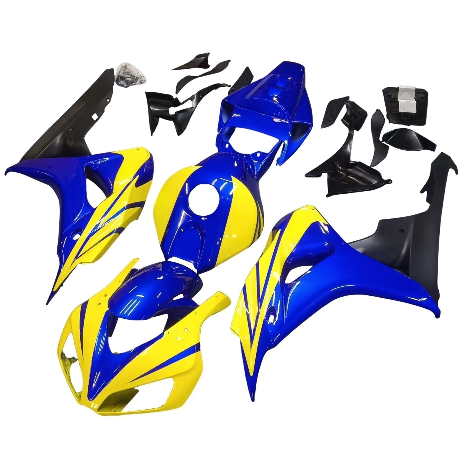 Fairings 2006-2007 Honda CBR 1000 RR Blue Yellow CBR Generic