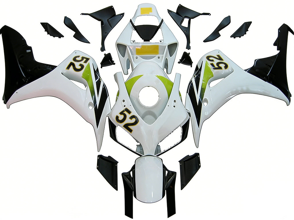 Fairings 2006-2007 Honda CBR 1000 RR White No.52 Hannspree Generic