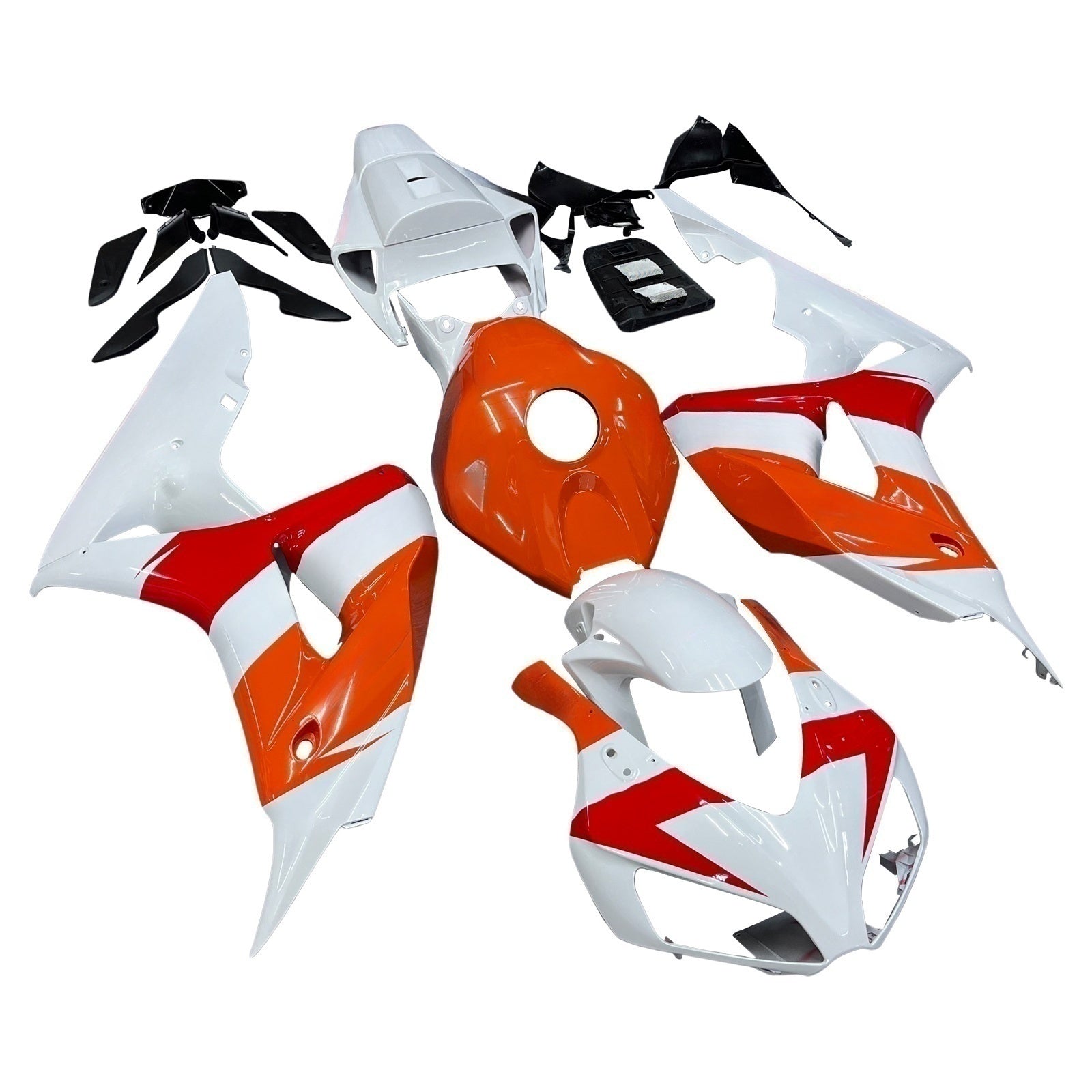 Fairings 2006-2007 Honda CBR 1000 RR White Orange Repsol Generic