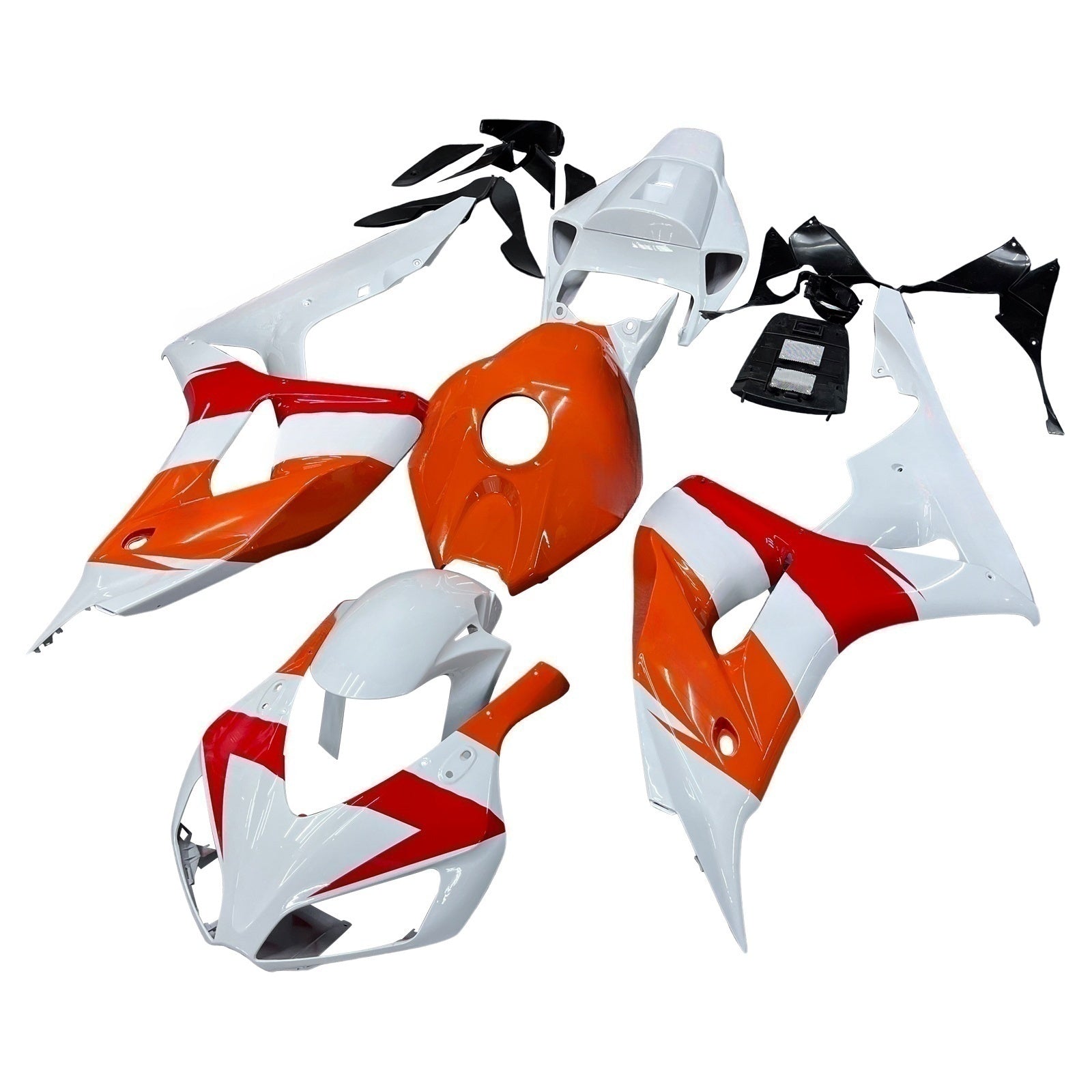Fairings 2006-2007 Honda CBR 1000 RR White Orange Repsol Generic