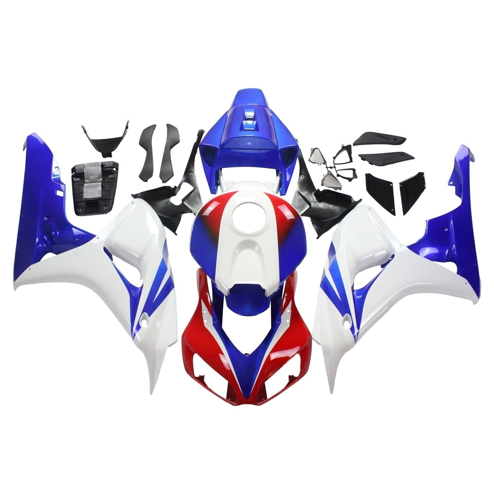 Fairings 2006-2007 Honda CBR 1000 RR Red White Blue HRC Generic