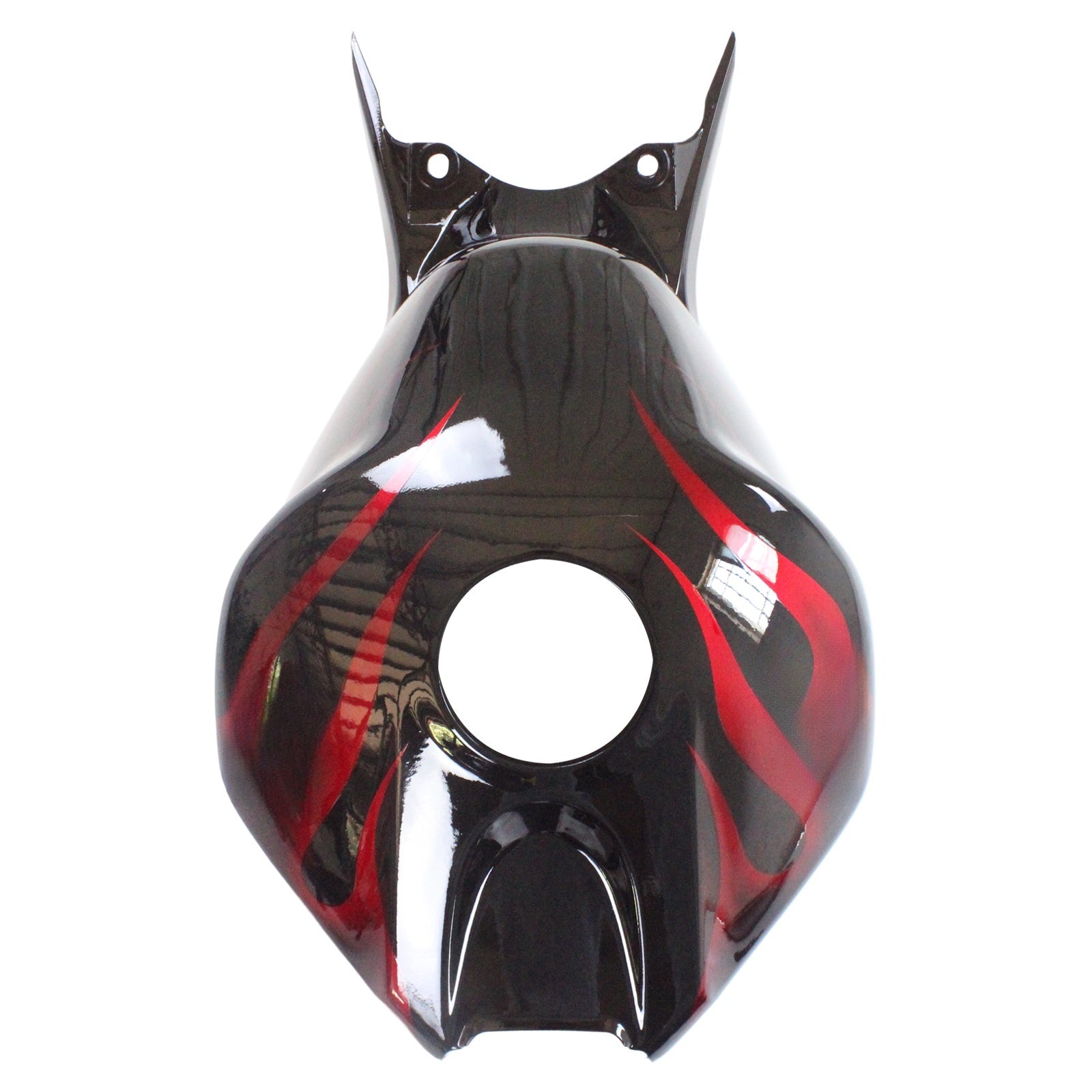 Fairings 2006-2007 Honda CBR 1000 RR Black & Red Flame Generic