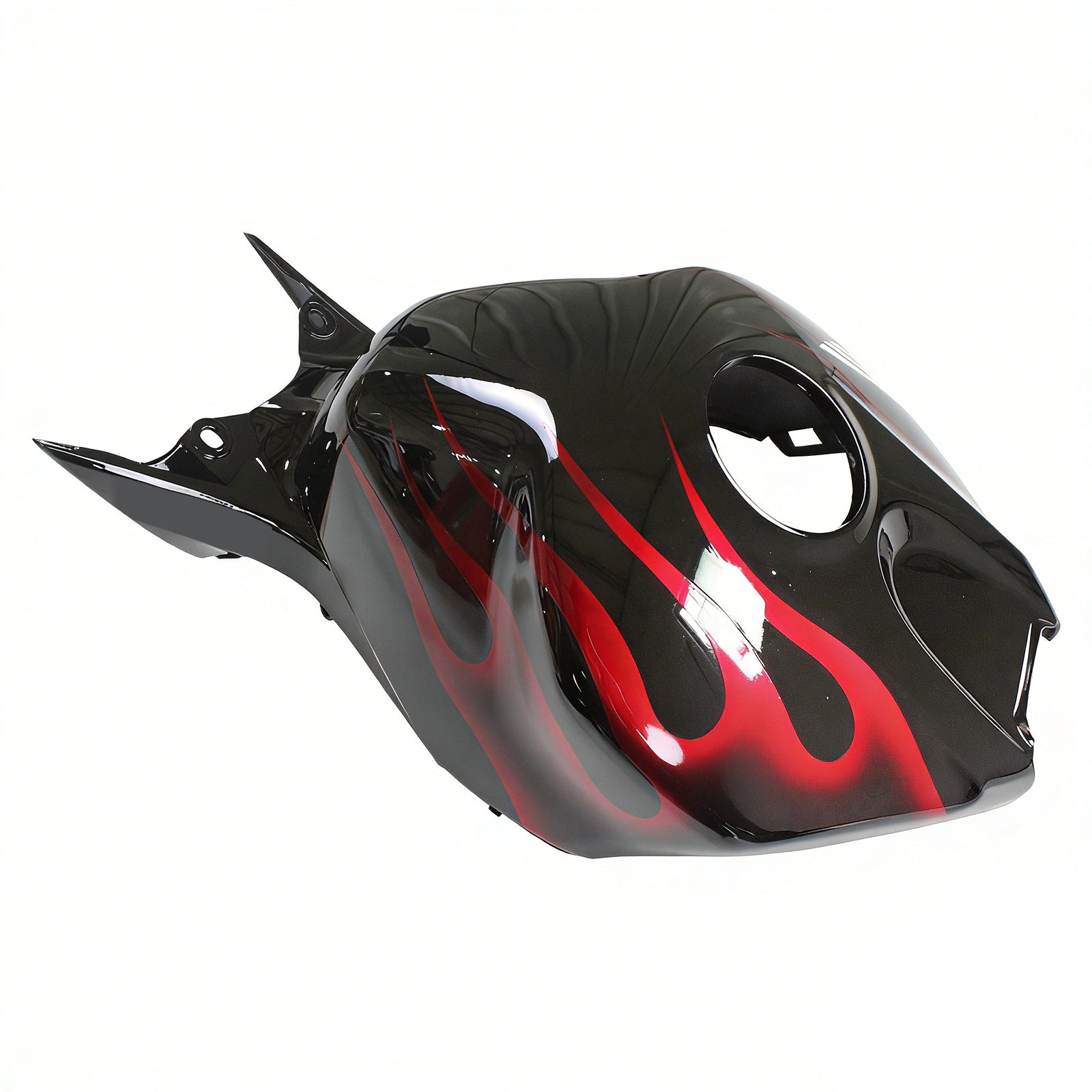Fairings 2006-2007 Honda CBR 1000 RR Black & Red Flame Shark Generic