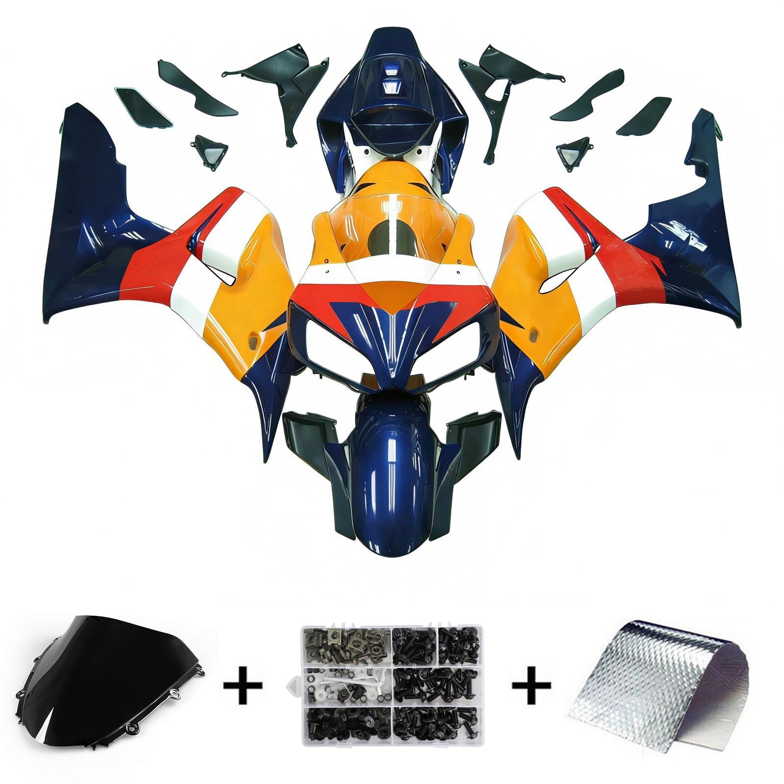 Honda CBR1000RR 2006-2007 Fairing Kit Bodywork Plastic ABS