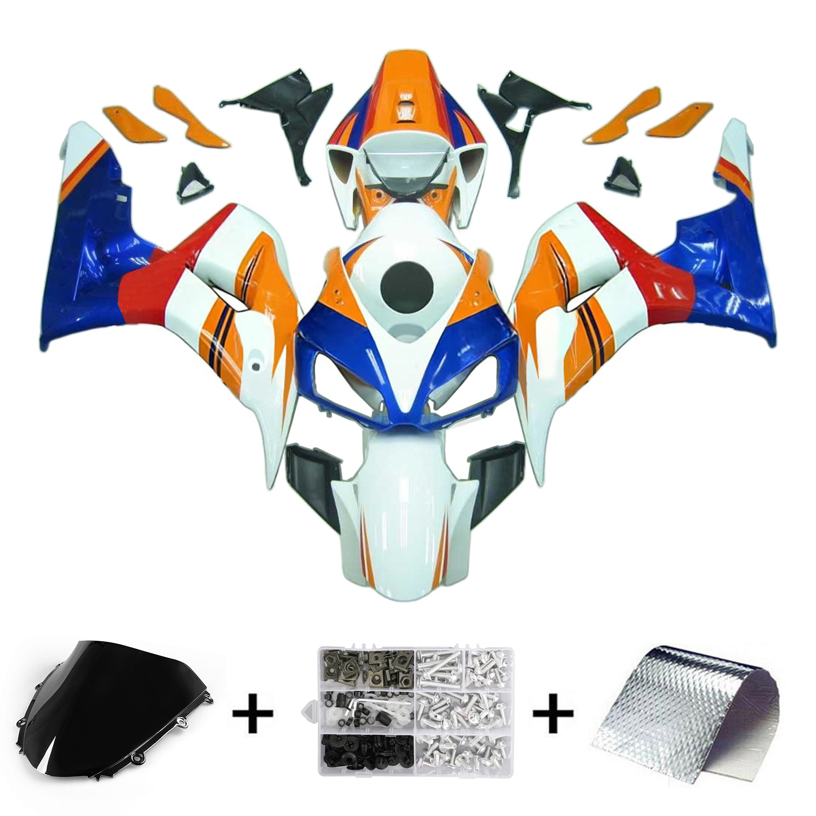 Honda CBR1000RR 2006-2007 Kit Carenado Carrocería Plástico ABS