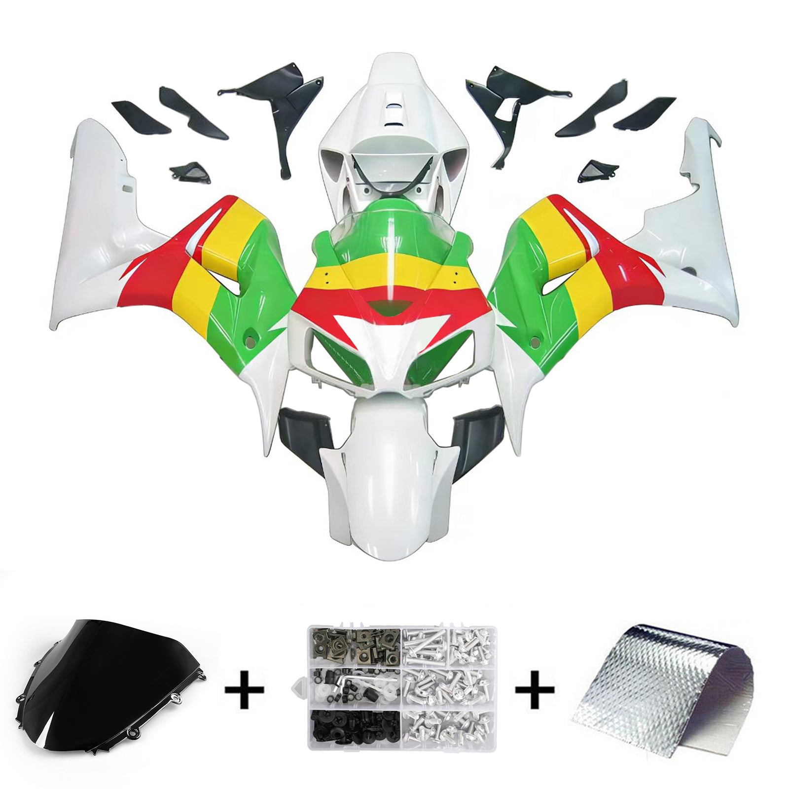 Honda CBR1000RR 2006-2007 Kit Carenado Carrocería Plástico ABS