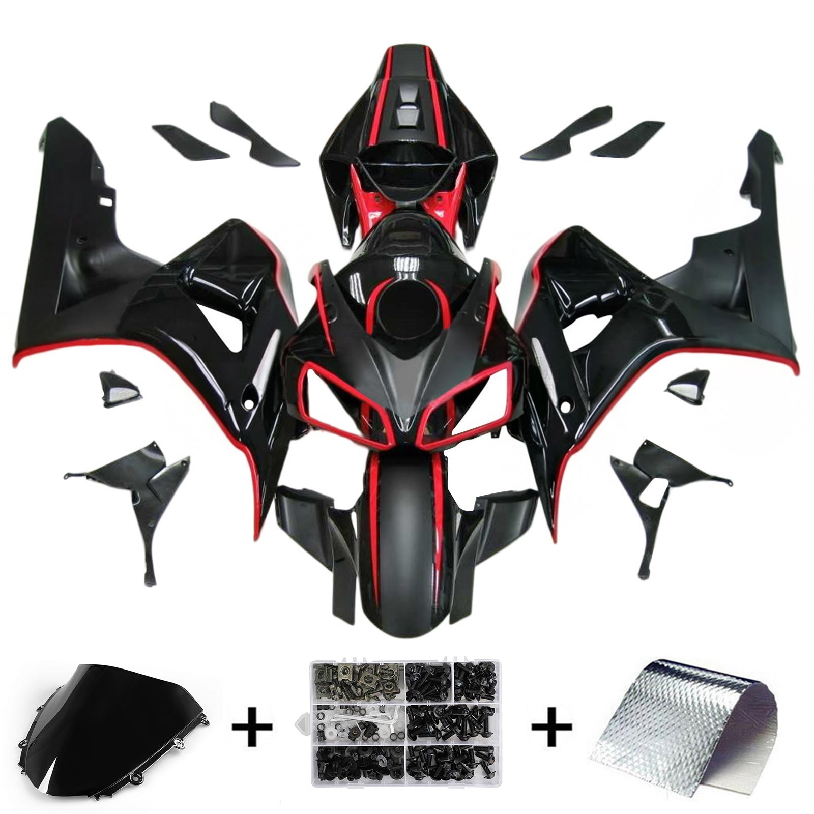 Honda CBR1000RR 2006-2007 Kit Carenado Carrocería Plástico ABS