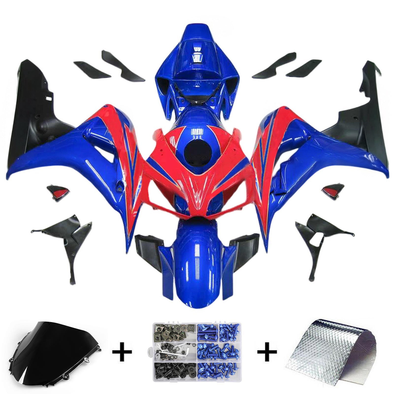 Honda CBR1000RR 2006-2007 Kit Carenado Carrocería Plástico ABS