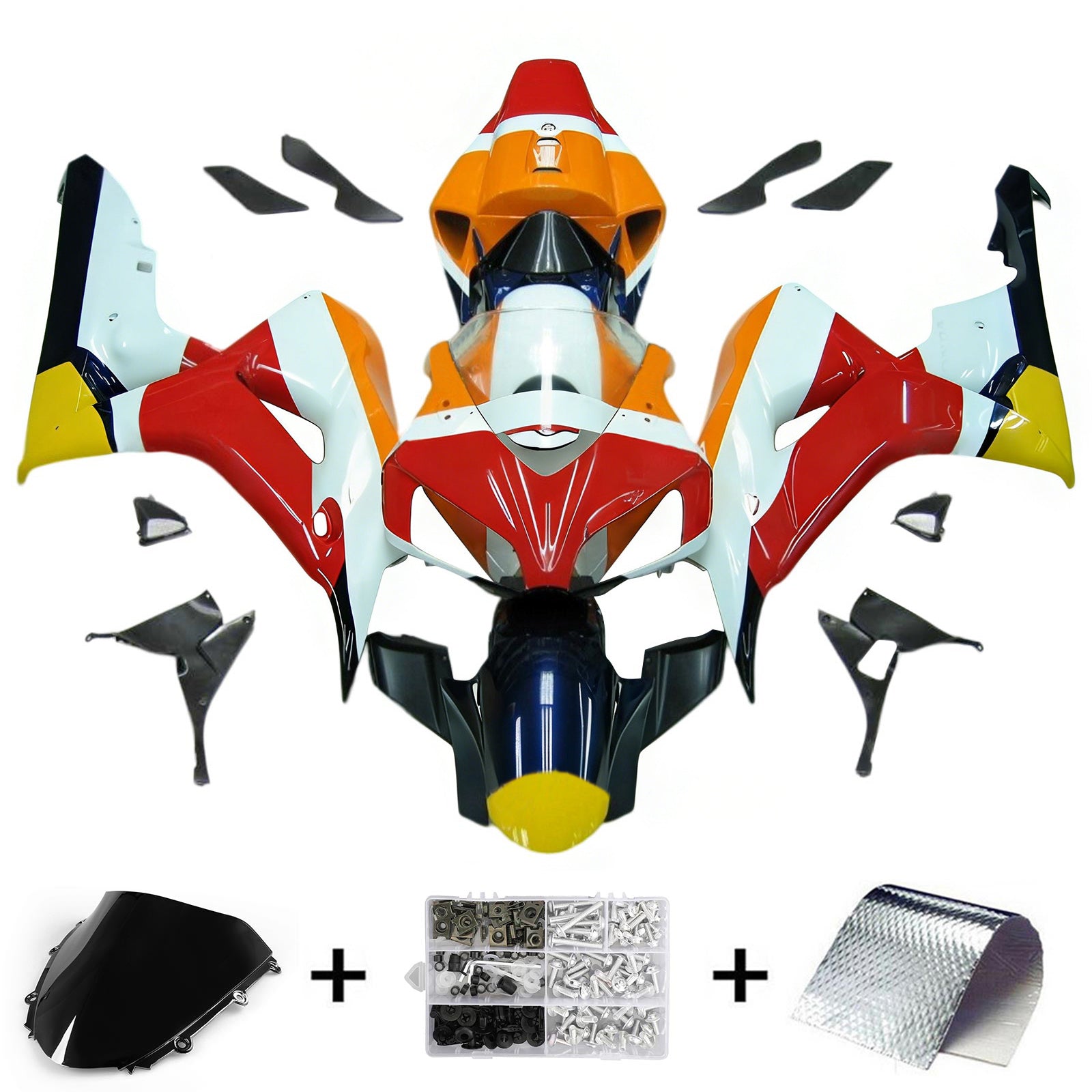 Honda CBR1000RR 2006-2007 Fairing Kit Bodywork Plastic ABS