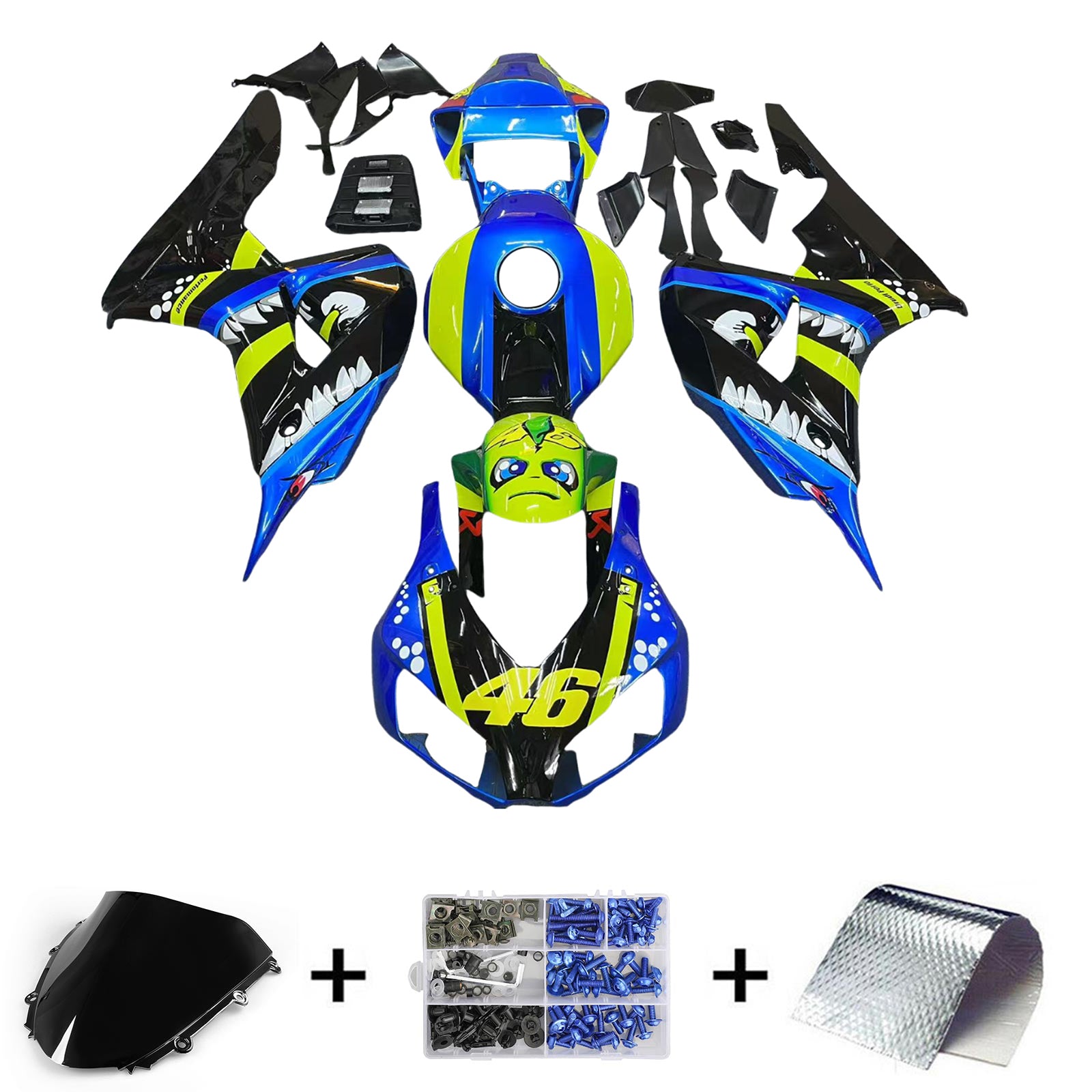 Honda CBR1000RR 2006-2007 Fairing Kit Bodywork Plastic ABS