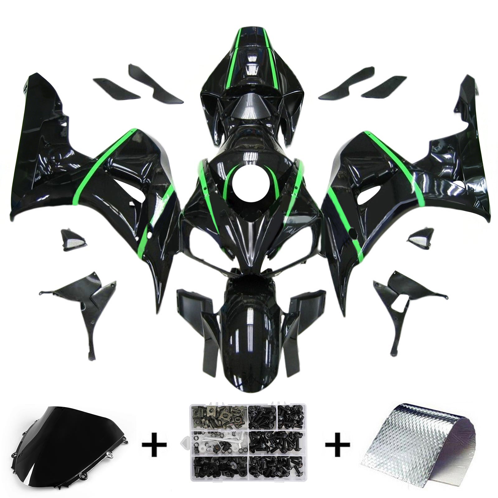 Honda CBR1000RR 2006-2007 Kit Carenado Carrocería Plástico ABS