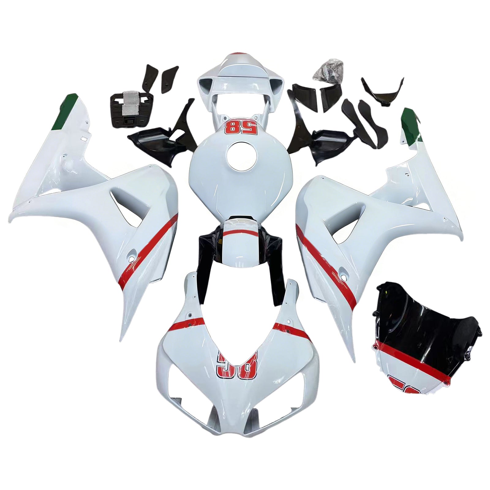 Honda CBR1000RR 2006-2007 Kit Carenado Carrocería Plástico ABS