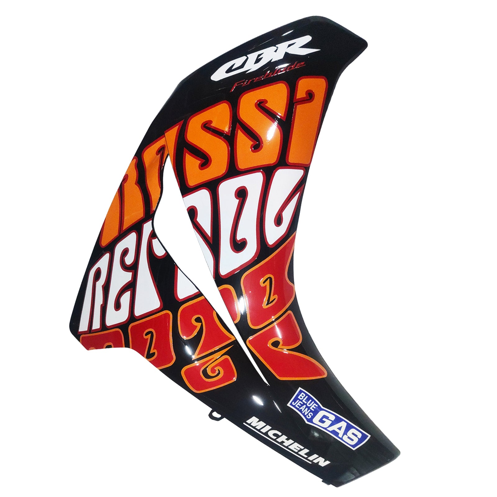 Fairings 2008-2011 Honda CBR 1000 RR Black Green Valentino Rossi Generic