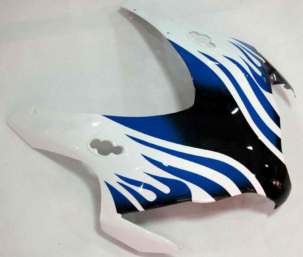 Fairings 2008-2011 Honda CBR 1000 RR White & Blue Black Flame Generic