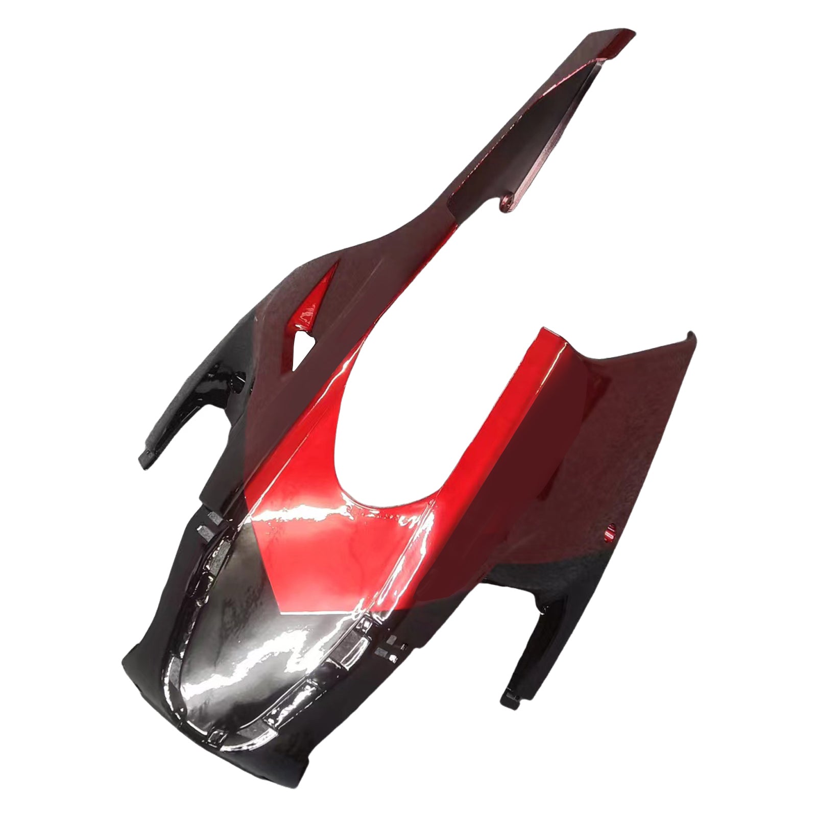 페어링 2008-2011 혼다 CBR 1000 RR 블랙 & 체리 레드 플레임 제네릭