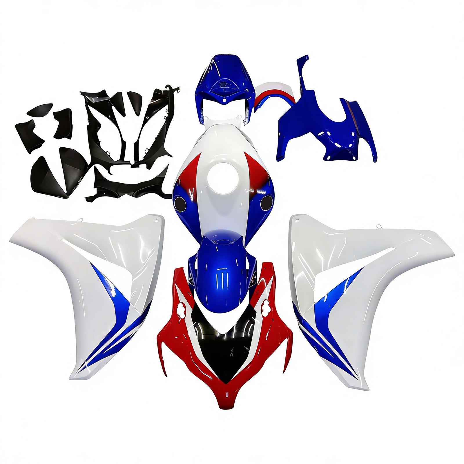 Fairings 2008-2011 Honda CBR 1000 RR Red Whit Blue HRC Generic