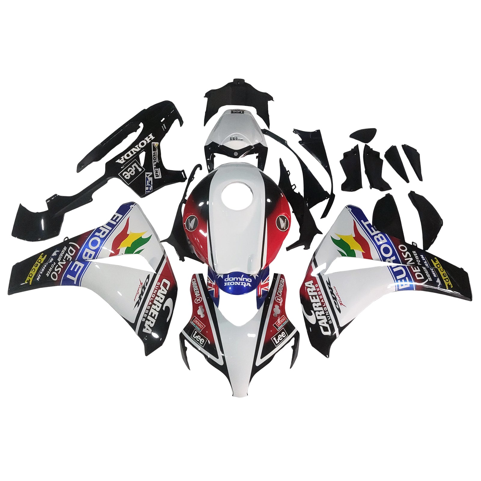 Fairings 2008-2011 Honda CBR 1000 RR Multi-Color Eurobet Generic