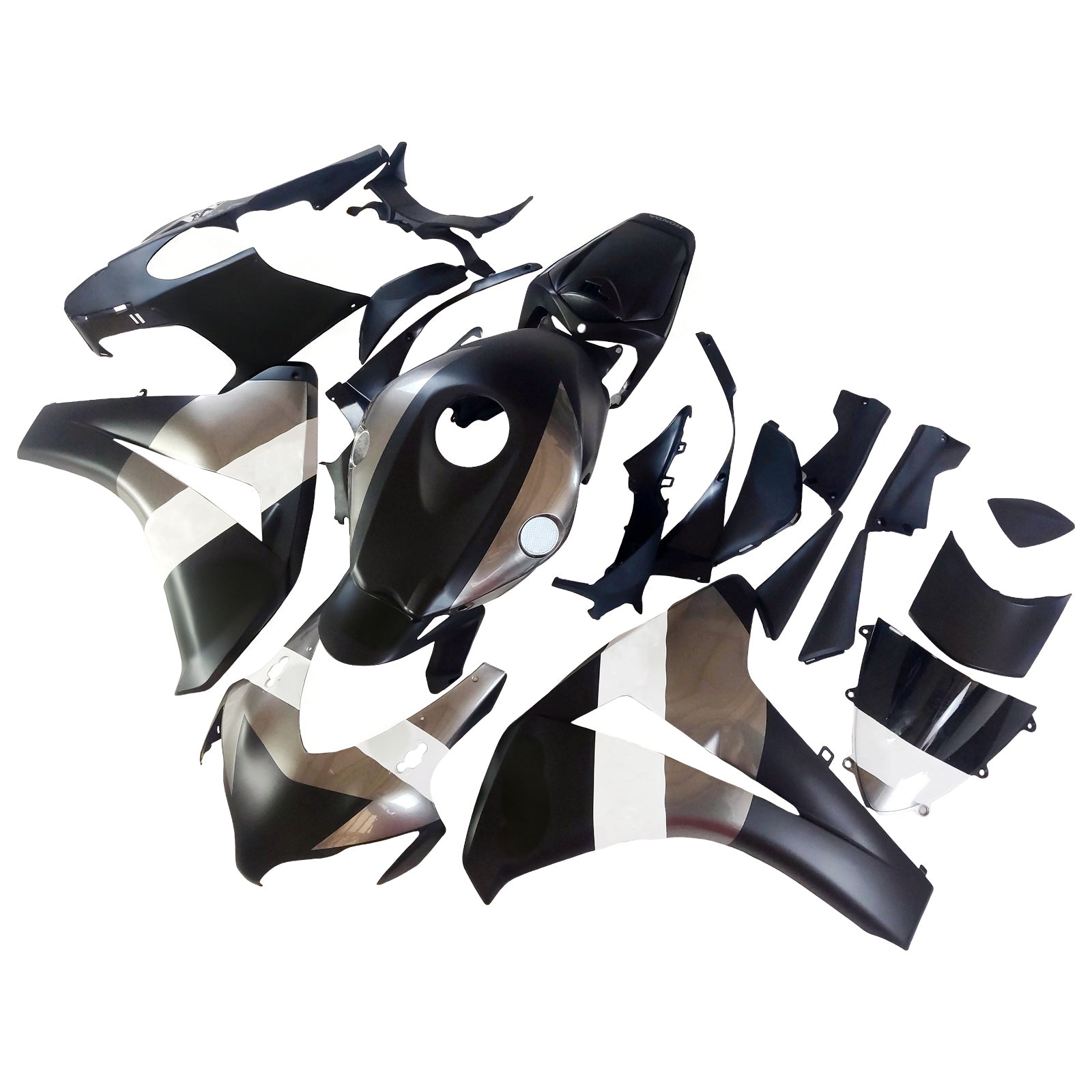 페어링 2008-2011 혼다 CBR 1000 RR 블랙 실버 Repsol 제네릭