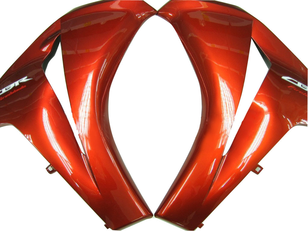 Fairings 2008-2011 Honda CBR 1000 RR Orange Metallic & Black Honda Generic