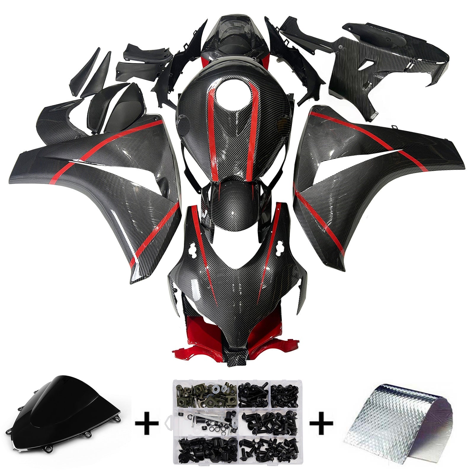Honda CBR1000RR 2008-2011 Fairing Kit Bodywork Plastic ABS