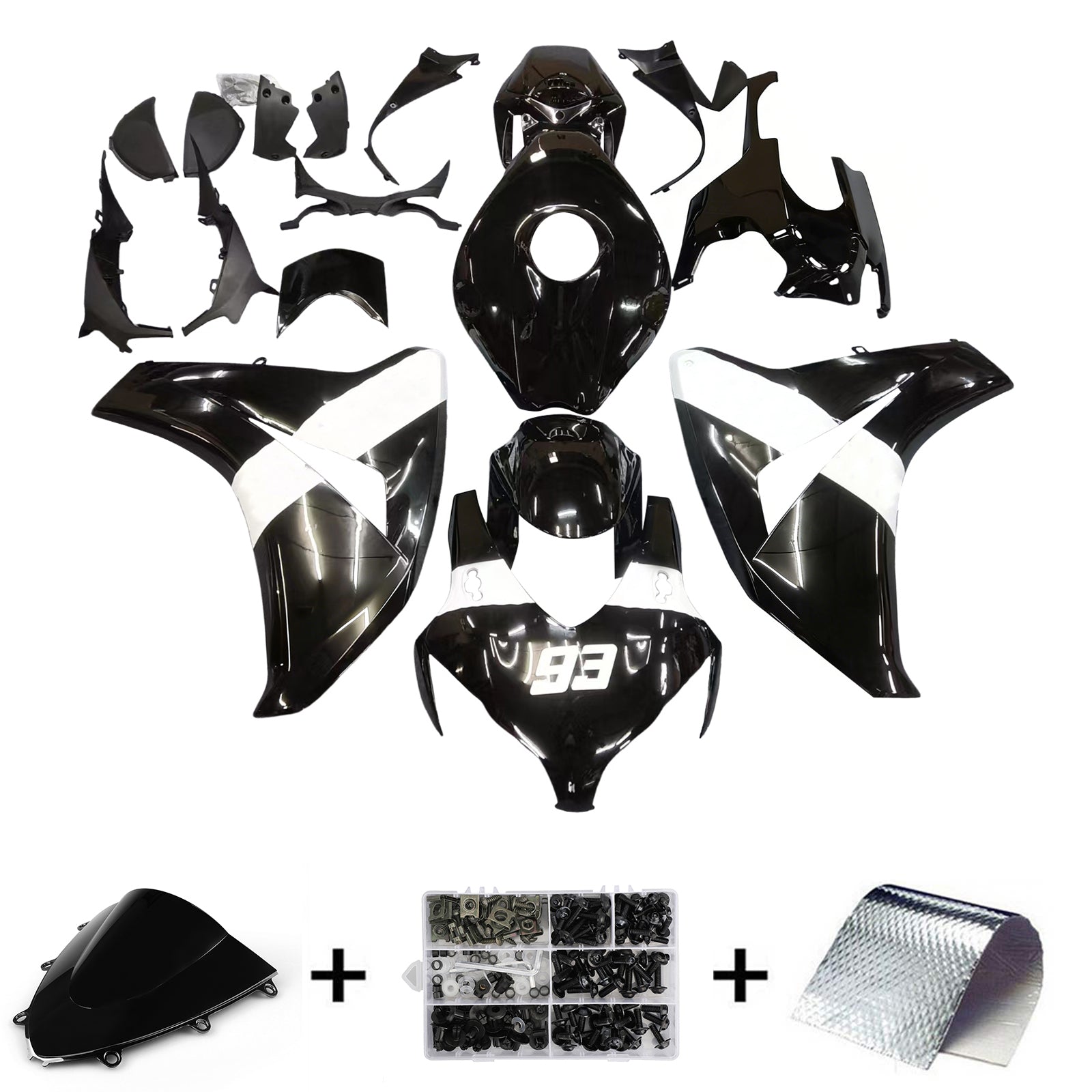 Honda CBR1000RR 2008-2011 Fairing Kit Bodywork Plastic ABS