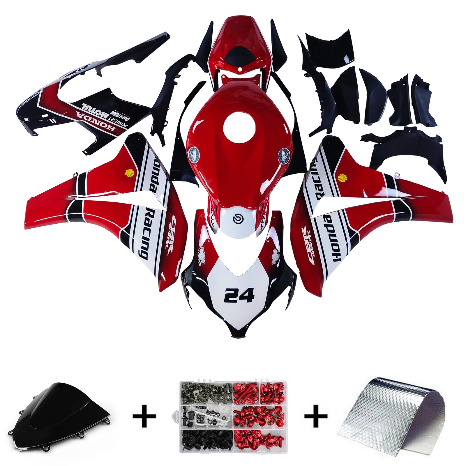 Honda CBR1000RR 2008-2011 Fairing Kit Bodywork Plastic ABS