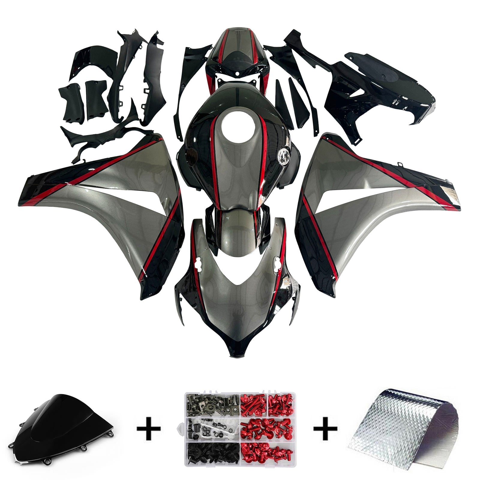 Honda CBR1000RR 2008-2011 Fairing Kit Bodywork Plastic ABS