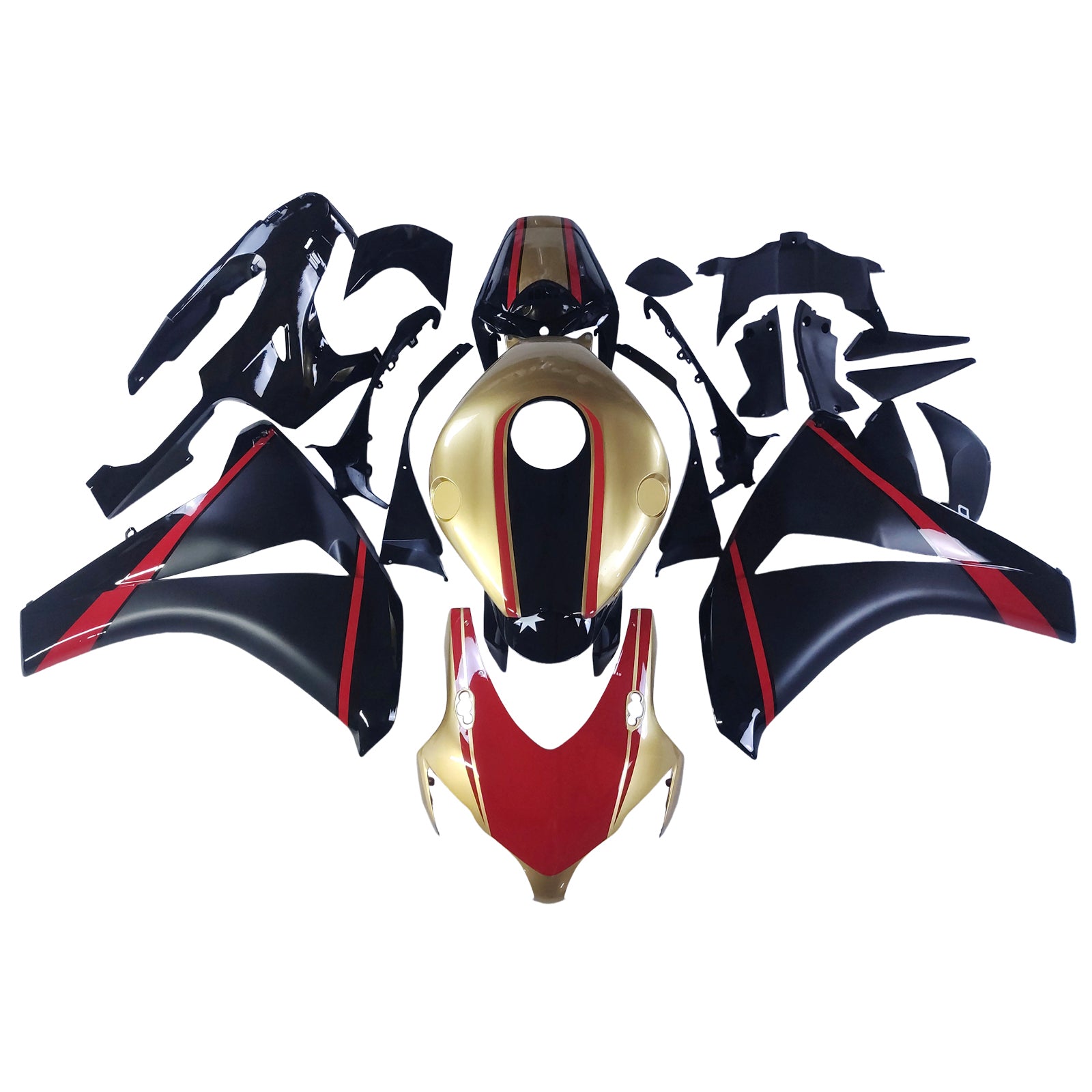Honda CBR1000RR 2008-2011 Kit Carenado Carrocería Plástico ABS
