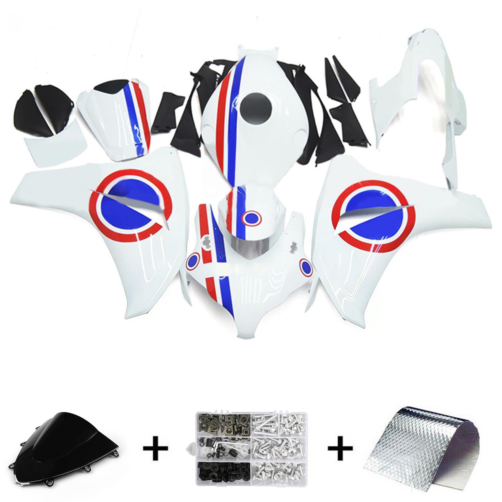 Honda CBR1000RR 2008-2011 Fairing Kit Bodywork Plastic ABS