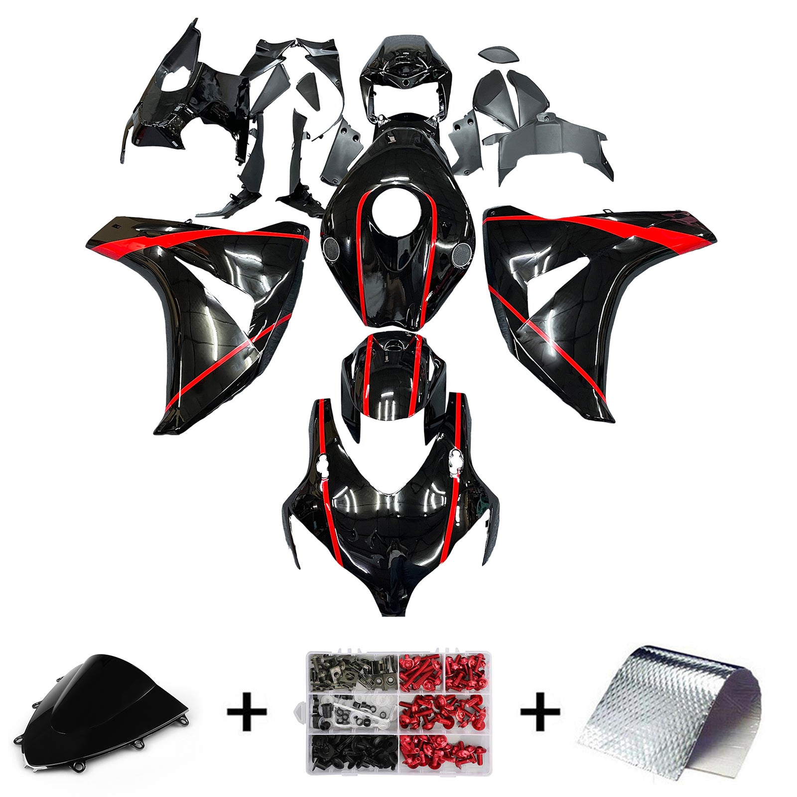 Honda CBR1000RR 2008-2011 Fairing Kit Bodywork Plastic ABS
