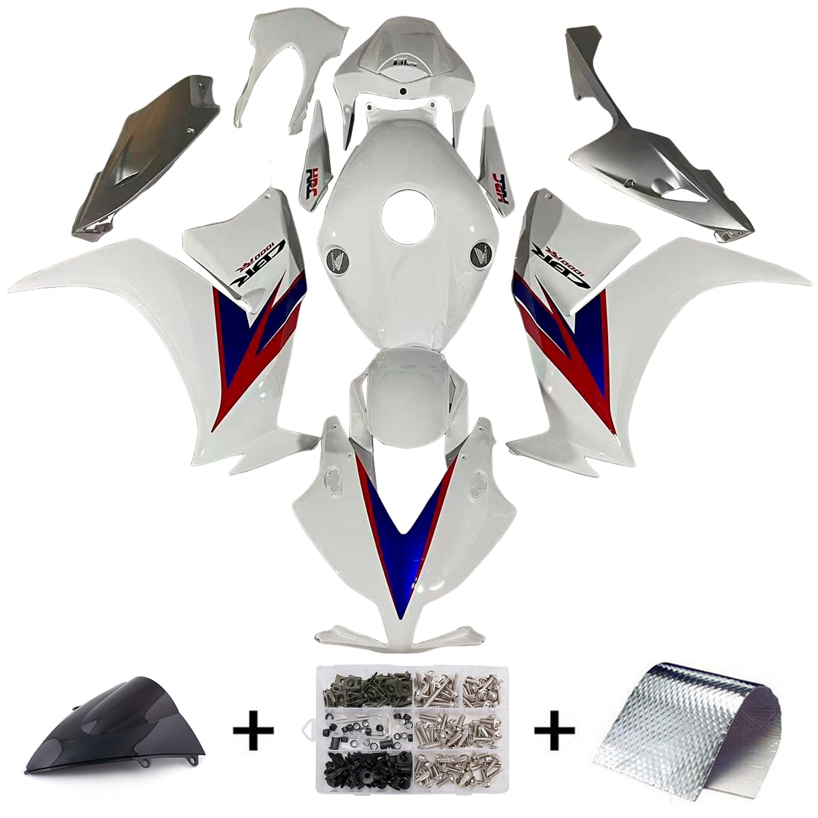 Fairings 2012-2016 Honda CBR1000RR HRC White CBR