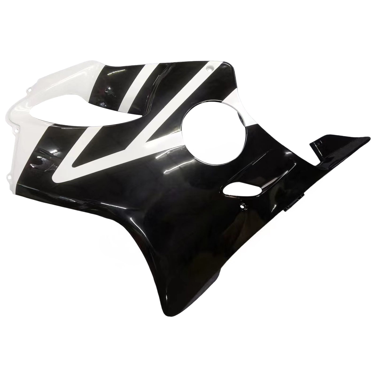 Carenados 2001-2003 Honda CBR600 F4i Negro y Blanco F4i Genérico